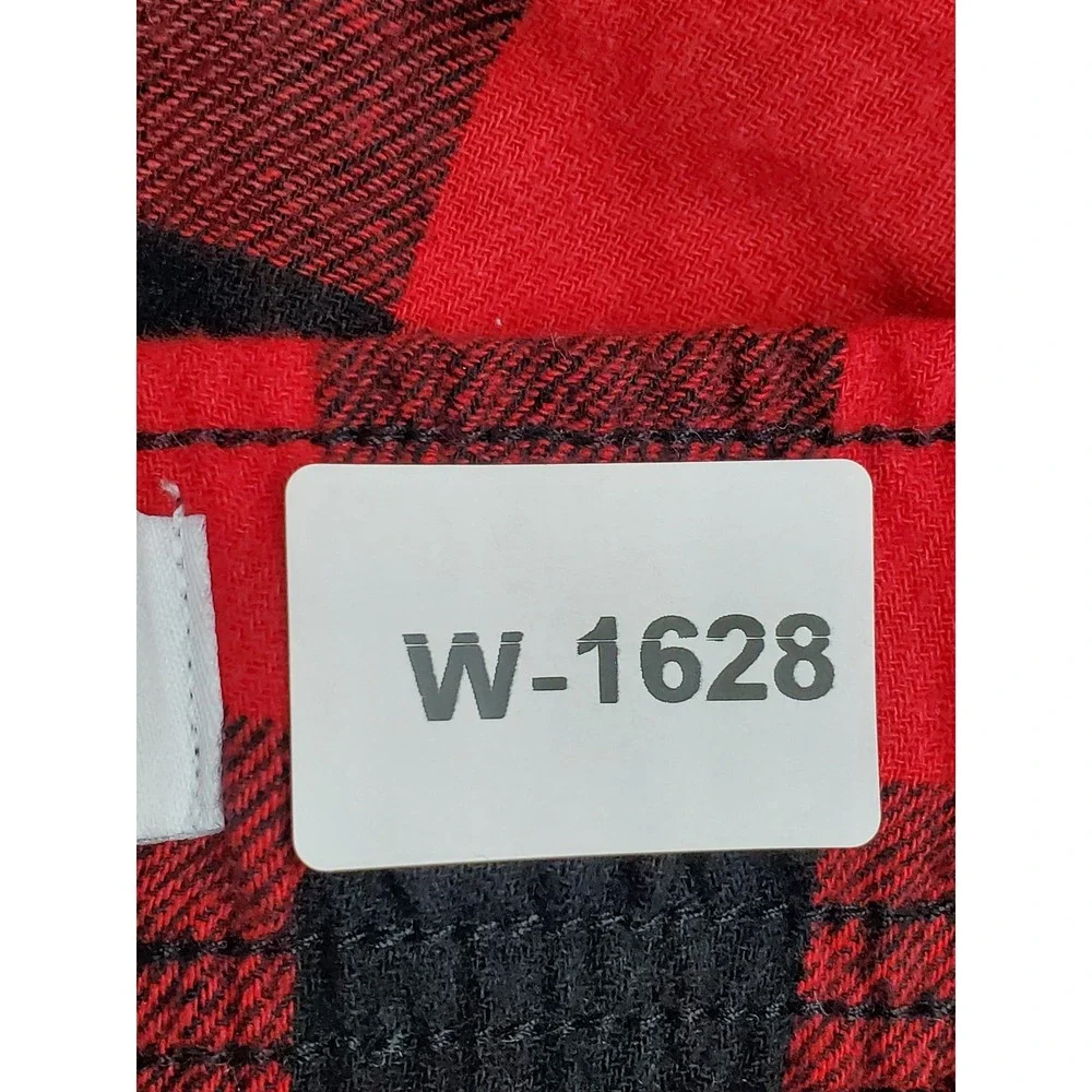 Old Navy Men Sleepwear XL Red Plaid Pajama Pants 28